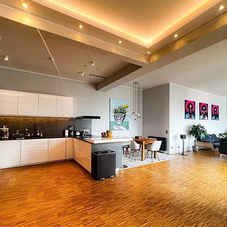 Apartmán Luxurious, Huge Designer Loft, Kreuzberg *
